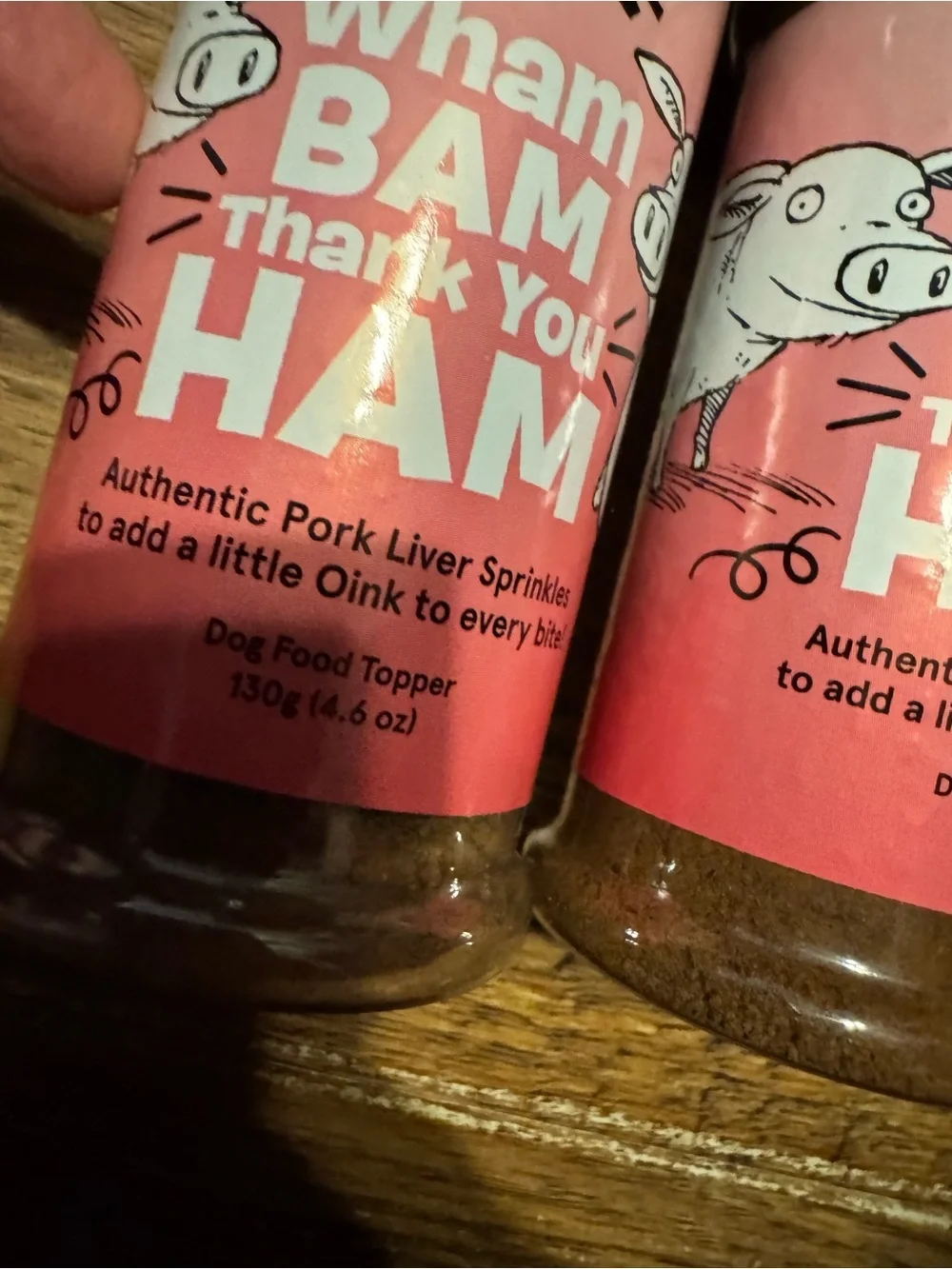 BARK Box BARK Wham Bam Thank You Ham Dog Topper Lot of 2 NEW sealed bottles
